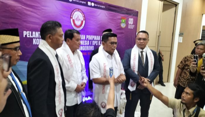 Sukardin Resmi Jabat Ketua Kongres Advokat Indonesia Kab Tangerang