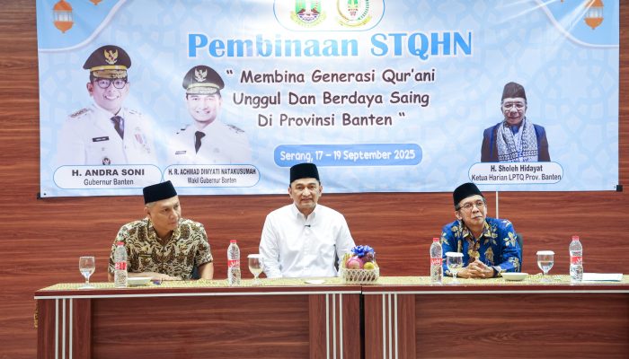 Wagub Banten Dimyati Natakusumah Tutup Pembinaan Kafilah STQH Nasional: Peserta Diharapkan Terus Berlatih