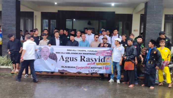 Ingin KONI Banten Semakin Berkembang, Purnawirawan Agus Rasyid Resmi Maju sebagai Bakal Calon Ketum KONI Banten 2025- 2029