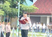 Kapolresta Tangerang Dampingi Wakapolda Banten Upacara di Alun-alun Balaraja, Diikuti Ribuan Siswa