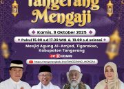 PWNU Apresiasi Kegiatan HUT Kab Tangerang Ke 393 Dengan Mengaji