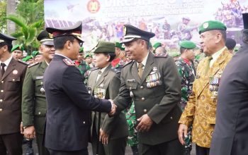 Wujud Sinergitas TNI/Polri, Kapolres Banjar Menghadiri Upacara HUT Ke-80 TNI
