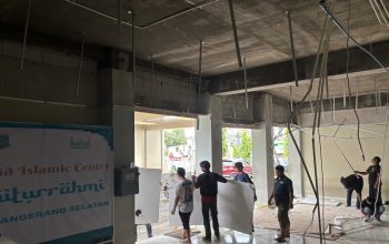 Angin Kencang Terjang Tangsel, Plafon Islamic Center BSD Ambruk