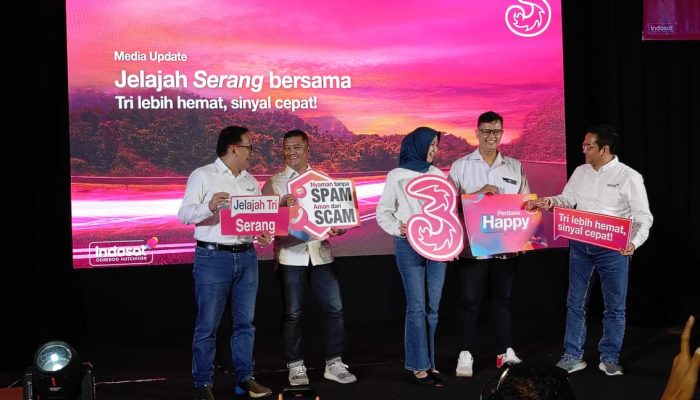 Jangkau Hingga 96 Persen Masyarakat Serang, Tri Berikan Pengalaman Digital Terbaik