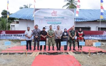 Sekda Hadiri Peletakan Batu Pertama Pembangunan Koperasi Merah Putih