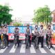 Wow Ada Polwan Mojang Lodaya Polres Banjar di Car Free Day Patroli Humanis