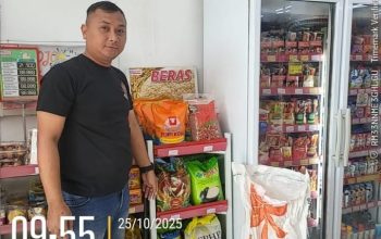 Unit Krimsus Satreskrim Polresta Tangerang Cek Harga Beras di Minimarket