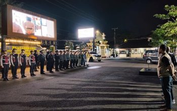 ‎Polres Ciamis Gelar Patroli, Sikat Premanisme dan Geng Motor‎‎