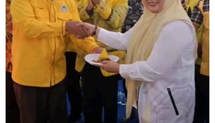 Intan Hadiri Perayaan HUT DPD Golkar Kab Tangerang HUT ke 61