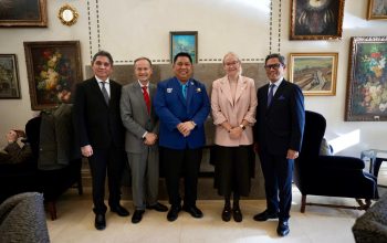 Ketua Umum IPL Komjen (P) Prof. Dr. Petrus R. Golose Melakukan Bilateral Meeting dengan Presiden dan Sekjen ITTF di Lausanne, Swiss