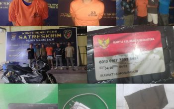 Beraksi di Depan Kantor Walikota, Pelaku Begal Dibekuk Polres Tanjungbalai