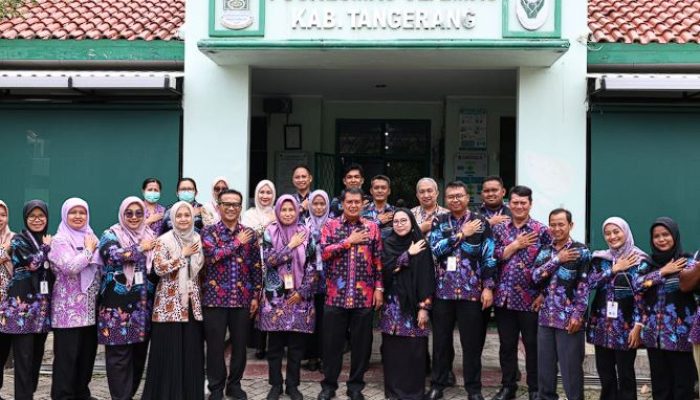 Bupati Tinjau Pembangunan Pompa Air di Bencongan Kelapa Dua