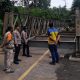 Polres Ciamis Tinjau Perbaikan Jembatan Cikaleho
