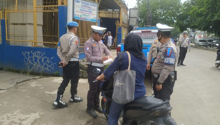 Polresta Tangerang Tindak 330 Pelanggar Lalu Lintas