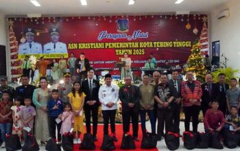 Hadiri Perayaan Natal ASN Pemko Tebing Tinggi 2025, Wali Kota Ajak ASN Jadi Pelopor Harmonisasi dan Toleransi