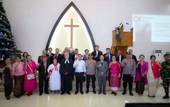 Pilar Tinjau Perayaan Malam Natal, Pastikan Ibadah Berjalan Aman dan Khidmat