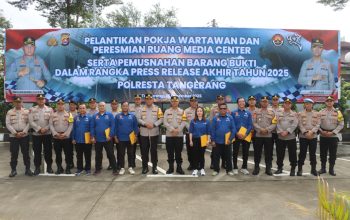 Perkuat Sinergi Polri dan Insan Pers, Kapolresta Tangerang Lantik Pokja Wartawan.