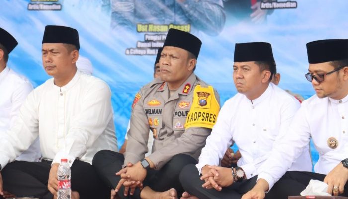 Kapolres Tanjung Balai Hadiri Tabligh Akbar dan Doa Bersama