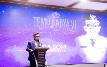 Gubernur Andra Soni: Karang Taruna adalah Garda Terdepan Kesetiakawanan Sosial