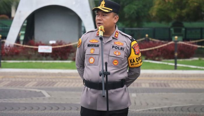 Polres Ciamis Gelar Apel Kesiapan Pengamanan Malam Tahun Baru 2026