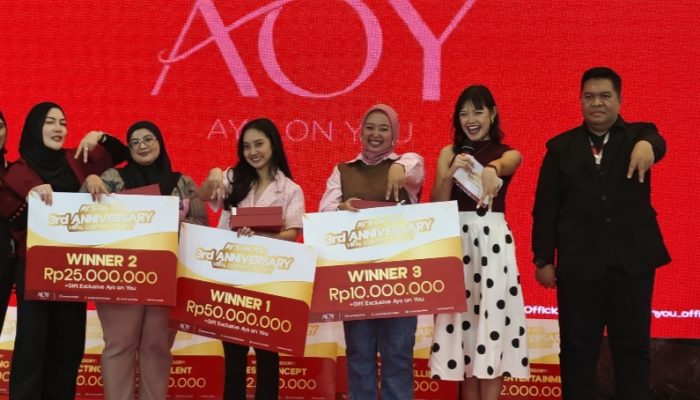 Anniversary ke-3 AY’S ON YOU Berlangsung Meriah dengan Ragam Aktivitas Interaktif