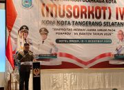 Musorkot IV KONI Tangsel Resmi Digelar, Pilar Saga Tekankan Kedewasaan dan Persatuan Insan Olahraga