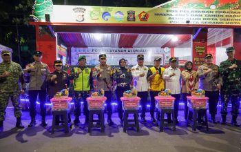 Pastikan Ibadah Aman, Gubernur Andra Soni dan Forkopimda Tinjau Malam Natal di Kota Serang