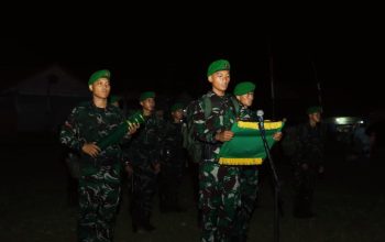 Polres Ciamis Perkuat Sinergitas TNI-Polri dalam Pelepasan Peleton Beranting Hari Juang TNI AD 2025