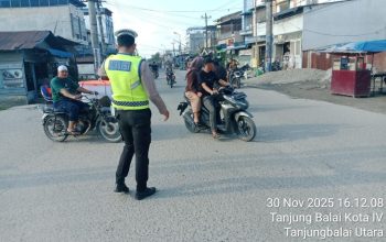 Tak Ditilang, Polres Tanjungbalai Pilih Tegur Ratusan Pengendara