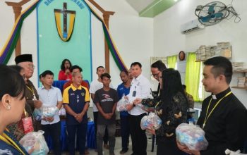 Sambut Natal, Panitia dan BKUK Tanjungbalai Berbagi Bingkisan Natal Bagi Wargabinaan Lapas TBA