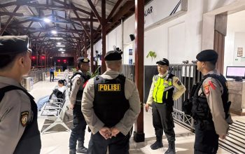 Satgas 2 Preventif Polres Banjar Intensifkan Patroli Terminal dan Stasiun di Malam Hari