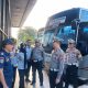 Satlantas Polres Banjar Gelar Ramp Check Jelang Operasi Lilin Lodaya 2025, Armada Bus Diperiksa Ketat