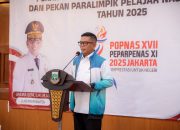 Tembus 5 Besar Popnas 2025, Gubernur Andra Soni Serahkan Penghargaan kepada Atlet Berprestasi