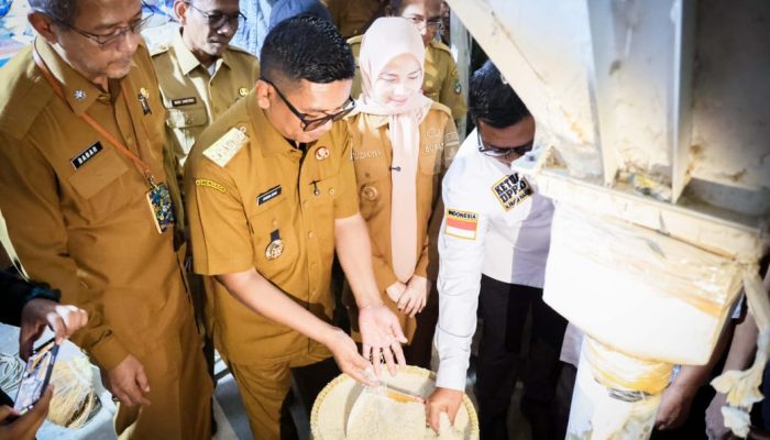 Tinjau Penggilingan di Serang, Gubernur Banten Andra Soni Pastikan Stok Beras Banten Aman Jelang Nataru