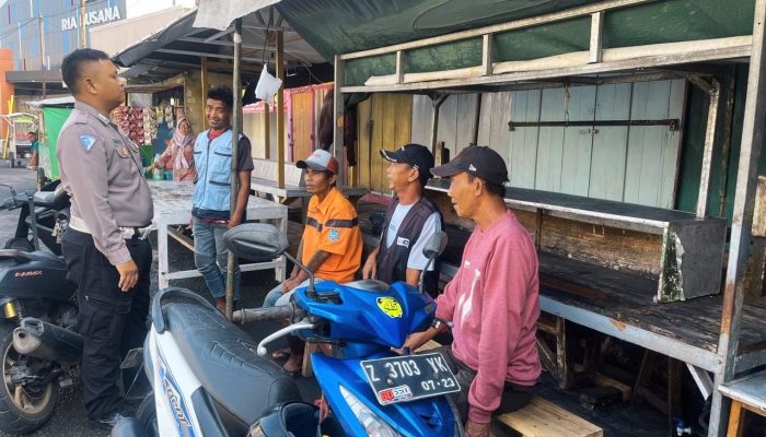 Unit Kamsel Satuan Lalulintas Polres Banjar Melaksanakan Kegiatan Sosialisasi Tertib Berlalulintas