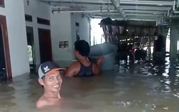 Jalan Terputus, Banjir di Kabupaten Tangerang Meluas