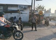 Polsek Tanjungbalai Utara Siagakan Personel di Titik Rawan Macet
