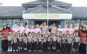Satlantas Polres Ciamis Jadi Polisi Sahabat Anak, Wujud Peran Polri Edukasi Keselamatan Berlalu Lintas Sejak Dini