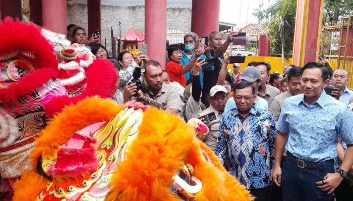 Imlek di Vihara Hok Tek Bio Tangerang, AHY Sampaikan Pesan Persatuan dan Optimisme Bangsa