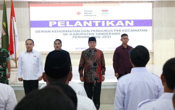 Bupati Maesyal Lantik Pengurus PMI 29 Kecamatan