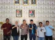 PWI Tanjungbalai dan Brimob Subden 3B Poldasu Pererat Sinergi di Mako Brimob