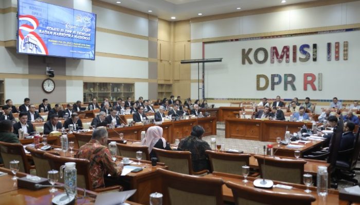 Raker Komisi III DPR RI, BNN Paparkan Capaian Kinerja 2025 dan Rencana Kerja 2026