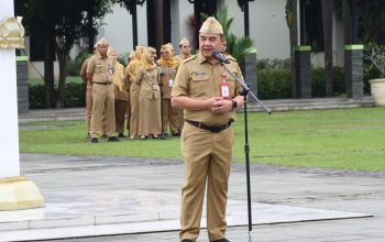 Sekda Soma Pimpin Apel Pagi Awal Februari