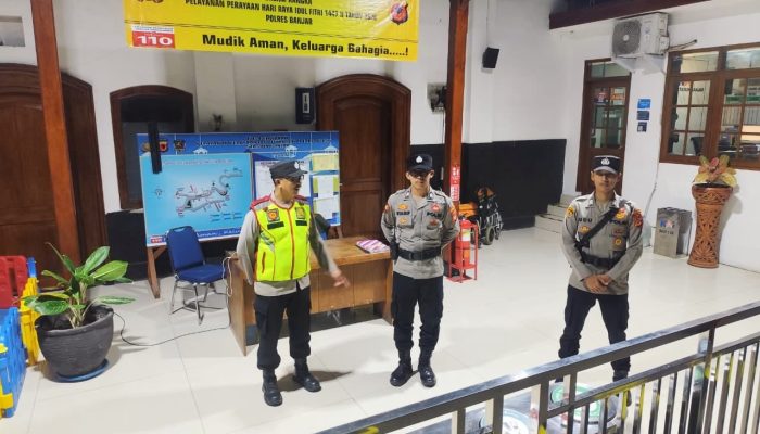 Arus Penumpang Meningkat, Pos Yan Stasiun KAI Banjar Siaga Amankan Mudik Lebaran