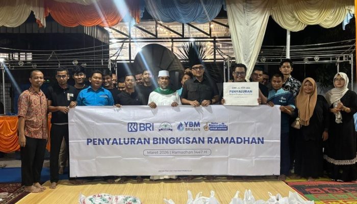 BRI BO Tanjungbalai Salurkan Sembako Ramadhan