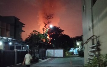 Diduga Korsleting Listrik, Rumah Makan Bali House di Serpong Ludes Dilalap Api