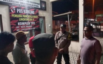 Jaga Kenyamanan Warga, Polsek Tanjung Balai Utara Aktifkan Ronda Malam