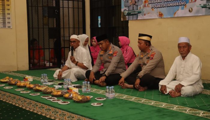 Kapolresta Tangerang Buka Puasa Bersama Tahanan, Momentum Introspeksi di Bulan Ramadan