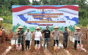 Perkuat Kolaborasi Lintas Sektor, Gubernur Andra Soni Dorong Banten Capai Swasembada Jagung