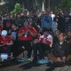 Ratusan Warga Serang Antusias Nobar Timnas Garuda di Gedung Negara